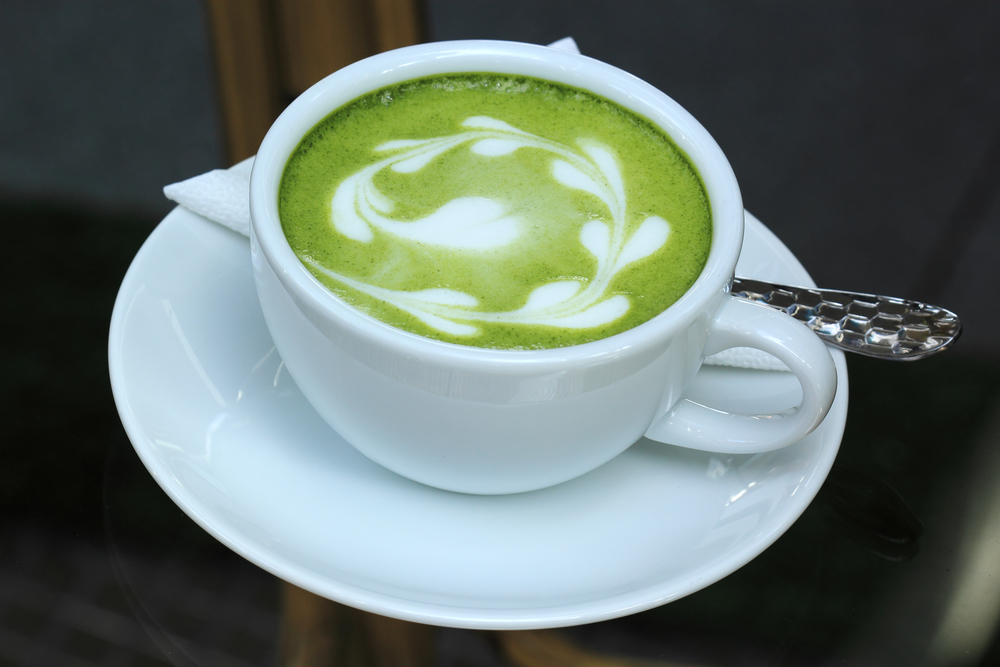 Green tea Latte/Matcha tea art