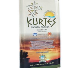 Натуральное оливковое масло KURTES Extra virgin PDO 3л