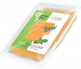 Сыр растительный Green Idea Чеддар нарезка 150 гр