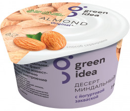 Десерт миндальный Green Idea с йогуртовой закваской 140 гр