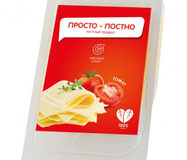 Сыр растительный нарезка с томатами «Просто — Постно», 150г