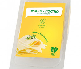 ПРОСТО ПОСТНО растительный сыр классический, нарезка 150 г